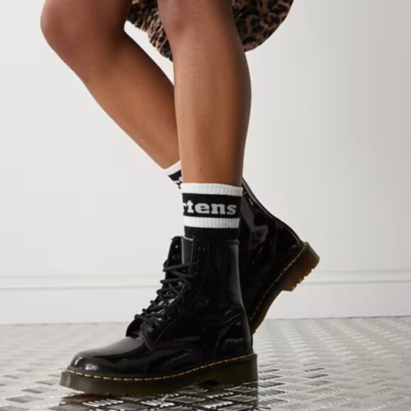 Doc Martens Patent Leather Lace Up Boots Size EU 36 - Picture 1 of 7